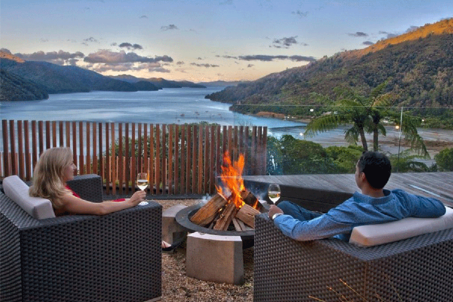 The Sounds Retreat Marlborough luxury lodge and romantic retreat New Zealand